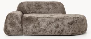 Sofa Teddy-Bouclé z szezlongiem Wolke (2-osobowa)