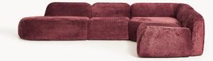 Sofa modułowa XL Teddy-Bouclé z szezlongiem Wolke (4-osobowa)