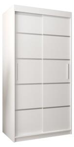 Szafa przesuwna garderoba Verona 1 100 wys. 200 cm biaÅy + biaÅy