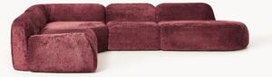 Sofa modułowa XL Teddy-Bouclé z szezlongiem Wolke (4-osobowa)