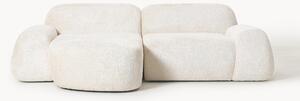 Narożna sofa modułowa Teddy-Bouclé Wolke (3-osobowa)