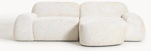 Narożna sofa modułowa Teddy-Bouclé Wolke (3-osobowa)