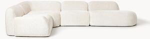 Sofa modułowa XL Teddy-Bouclé z szezlongiem Wolke (4-osobowa)