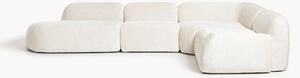Sofa modułowa XL Teddy-Bouclé z szezlongiem Wolke (4-osobowa)