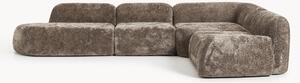 Sofa modułowa XL Teddy-Bouclé z szezlongiem Wolke (4-osobowa)