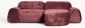 Narożna sofa modułowa Teddy-Bouclé Wolke (3-osobowa)
