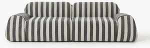 Sofa modułowa w paski Wolke (3-osobowa)