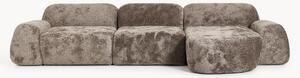 Narożna sofa modułowa Teddy-Bouclé Wolke (4-osobowa)