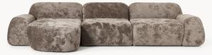 Narożna sofa modułowa Teddy-Bouclé Wolke (4-osobowa)