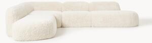 Narożna sofa modułowa XL Teddy z szezlongiem Wolke (4-osobowa)