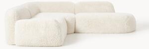 Narożna sofa modułowa Teddy z szezlongiem Wolke (4-osobowa)