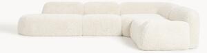 Narożna sofa modułowa XL Teddy z szezlongiem Wolke (4-osobowa)