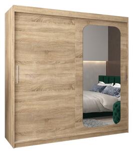 Szafa przesuwna garderoba Promo T2 200 wys. 200 cm sonoma + sonoma