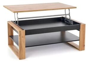 Åawa podnoszona BETTY 114x65(92)cm dÄ b artisan/czarna