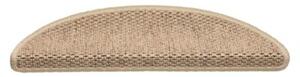 Samoprzylepne nakÅadki na schody, 15 szt., 56x17x3 cm, piaskowe
