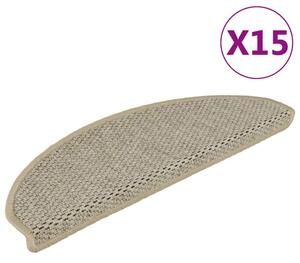 Samoprzylepne nakÅadki na schody, 15 szt., 65x21x4 cm, zielone