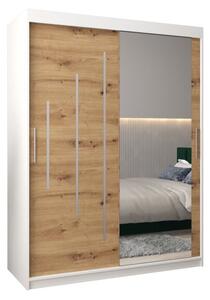 Szafa przesuwna garderoba York 2 150 wys. 200 cm biaÅy + artisan