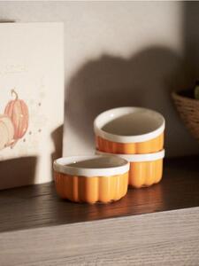 Sinsay - Ceramiczne formy do pieczenia 3 pack - pomarańczowy