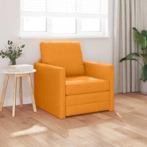 Sofa bed ciemny Å»Ã³Åty 74 x 77 x 81 cm tkanina