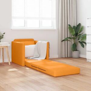 Sofa bed ciemny Å»Ã³Åty 74 x 77 x 81 cm tkanina