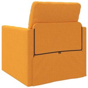 Sofa bed ciemny Å»Ã³Åty 74 x 77 x 81 cm tkanina