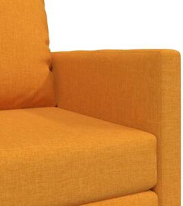 Sofa bed ciemny Å»Ã³Åty 74 x 77 x 81 cm tkanina