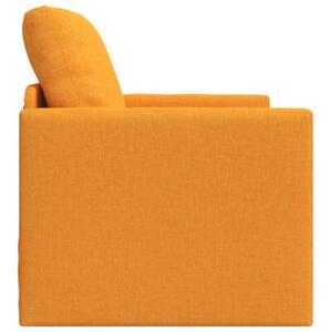 Sofa bed ciemny Å»Ã³Åty 74 x 77 x 81 cm tkanina