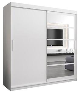 Szafa przesuwna garderoba Roma 1 200 wys. 200 cm biaÅy + biaÅy