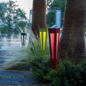 Les Jardins Pochodnia solarna LED Tinka, czujnik 62 cm, szara