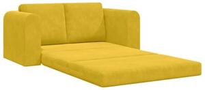 Sofa bed Å»Ã³Åty 148 x 71 x 83 cm aksamit