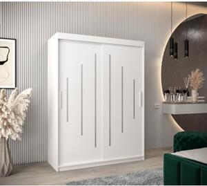 Szafa przesuwna garderoba York 150 wys. 200 cm biaÅy + biaÅy