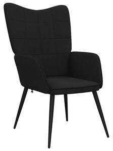 Czarny fotel do salonu K2-P91