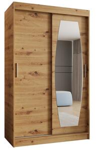 Szafa przesuwna z lustrem garderoba Rossa 120 wys. 200 cm artisan