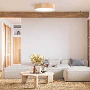 Lampa sufitowa Cleo DR800 TEMAR LIGHTING, możliwość ściemniania, jasne drewno, salon / jadalnia, drewno, nowoczesny