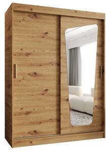 Szafa przesuwna z lustrem garderoba Moka 150 wys. 200 cm artisan