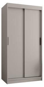 Szafa przesuwna garderoba Rubino T 100 wys. 200 cm kaszmir