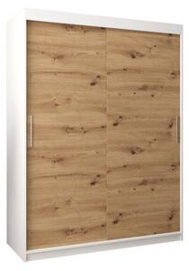 Szafa przesuwna garderoba Tokyo 150 wys. 200 cm biaÅy + artisan