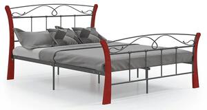 Metalowe łóżko w stylu vintage 120x200 cm - Elistro