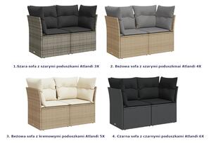 Dwuosobowa sofa ogrodowa - Atlandi 3X