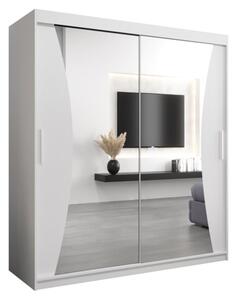 Szafa przesuwna garderoba Monaco 180 wys. 200 cm biaÅy + biaÅy