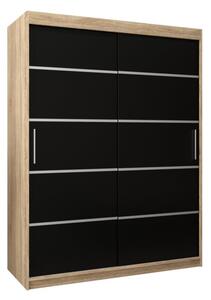 Szafa przesuwna garderoba Verona 1 150 wys. 200 cm sonoma + sonoma