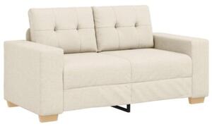 Sofa 2 szt. beÅ¼owy tkanina lniana