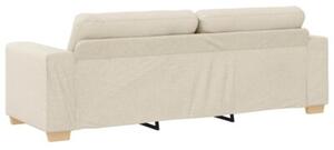 Sofa 2 szt. beÅ¼owy tkanina lniana