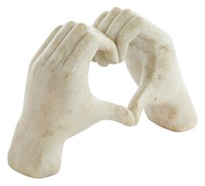 Figurka z żywicy polimerowej (wysokość 15 cm) Hands – Light & Living