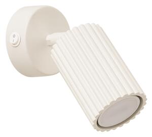 Kremowa lampa punktowa 8x16 cm Gleam – Sollux
