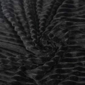 Koc pled narzuta na kanapÄ miÄkki ciepÅy 150x200 cm na prezent czarny