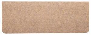 Samoprzylepne nakÅadki na schody, 15szt., 65x24,5x3,5cm, beÅ¼owe