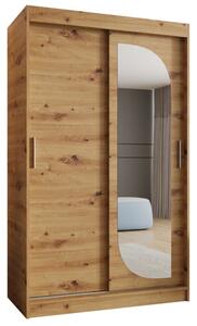 Szafa przesuwna z lustrem garderoba Lucy 120 wys. 200 cm artisan