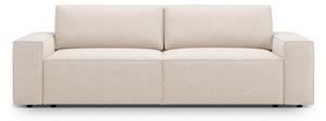 Beżowa rozkładana sofa z materiału bouclé 247 cm Jodie – Micadoni Home