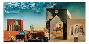 Druk artystyczny Suburbs of a Paranoiac Critical Town, Salvador Dalí, (100 x 50 cm)